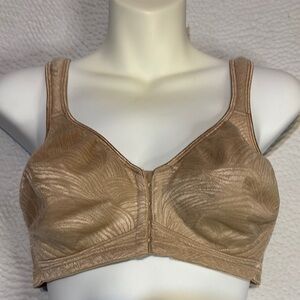 Playtex Tan Full-Coverage Bra with Wide Straps
